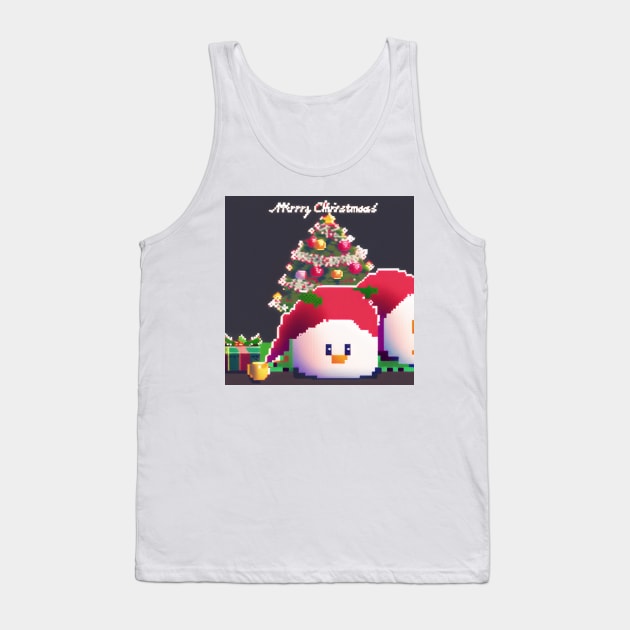 A ducks next to a christmas tree Tank Top by Tazlo